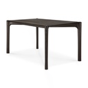 Ruokapöytä PI, tiikki, tummanruskea, useita kokoja