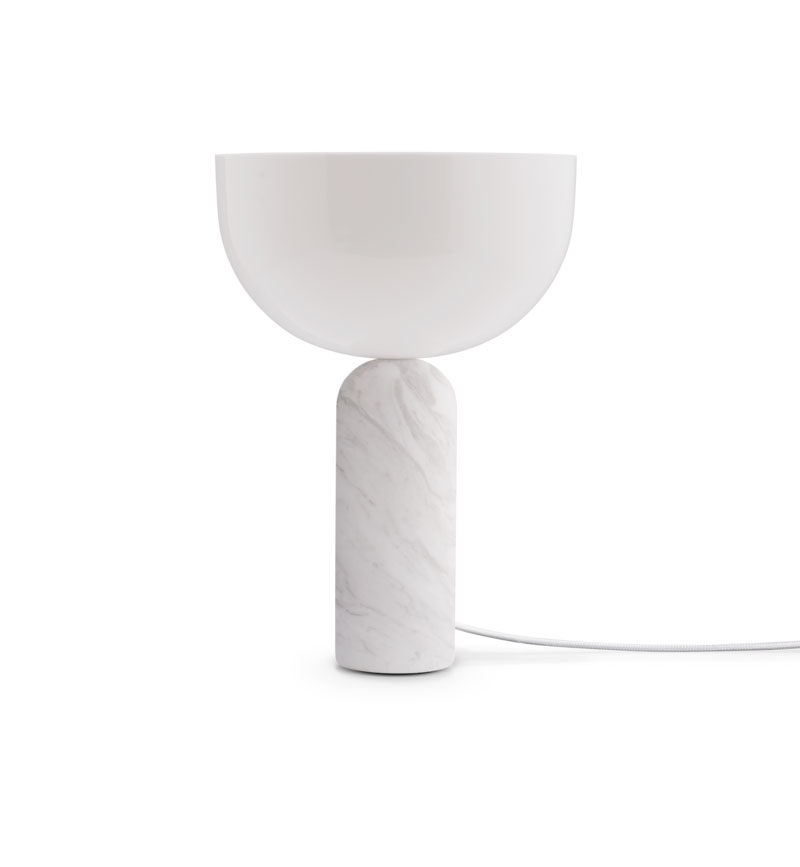Pöytävalaisin Kizu Small, marmori, White