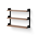 Seinähylly New Works Tea Shelf, Walnut/Black