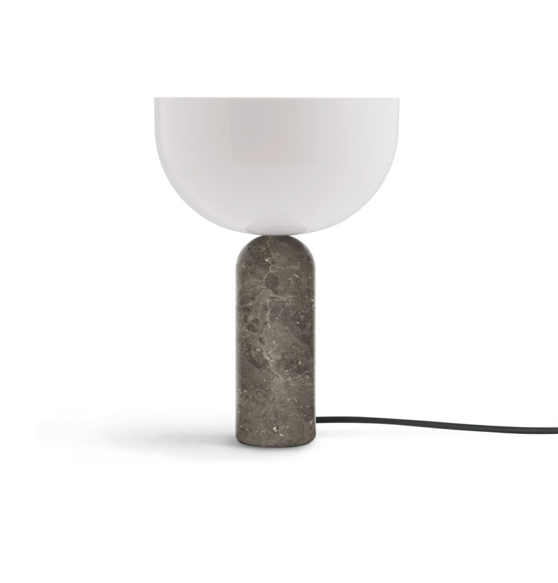 Pöytävalaisin Kizu Small, marmori, Gris du Marais