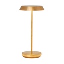 Ladattava pöytävalaisin Tepa, Natural Brass, ulkokäyttöön