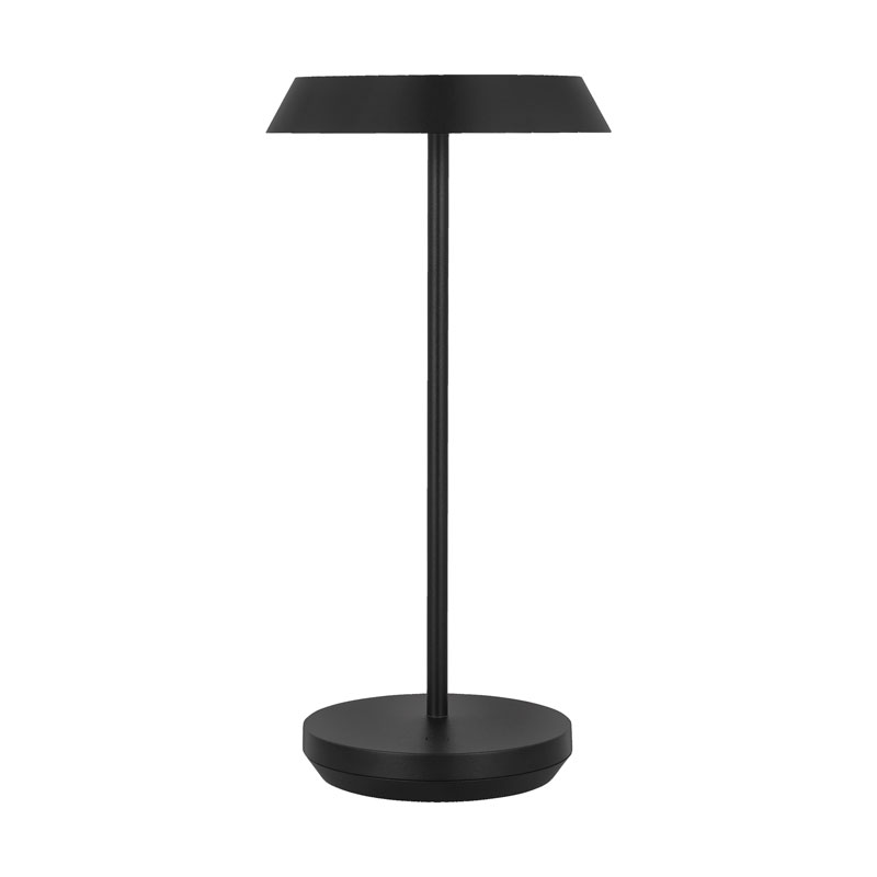 Ladattava pöytävalaisin Tepa, Black, ulkokäyttöön
