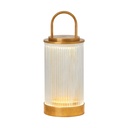 Ladattava pöytävalaisin Tawa, Natural Brass, ulkokäyttöön