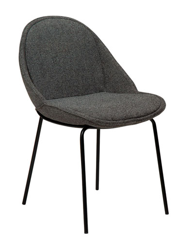 Tuoli Arch, Bouclé, pebble grey