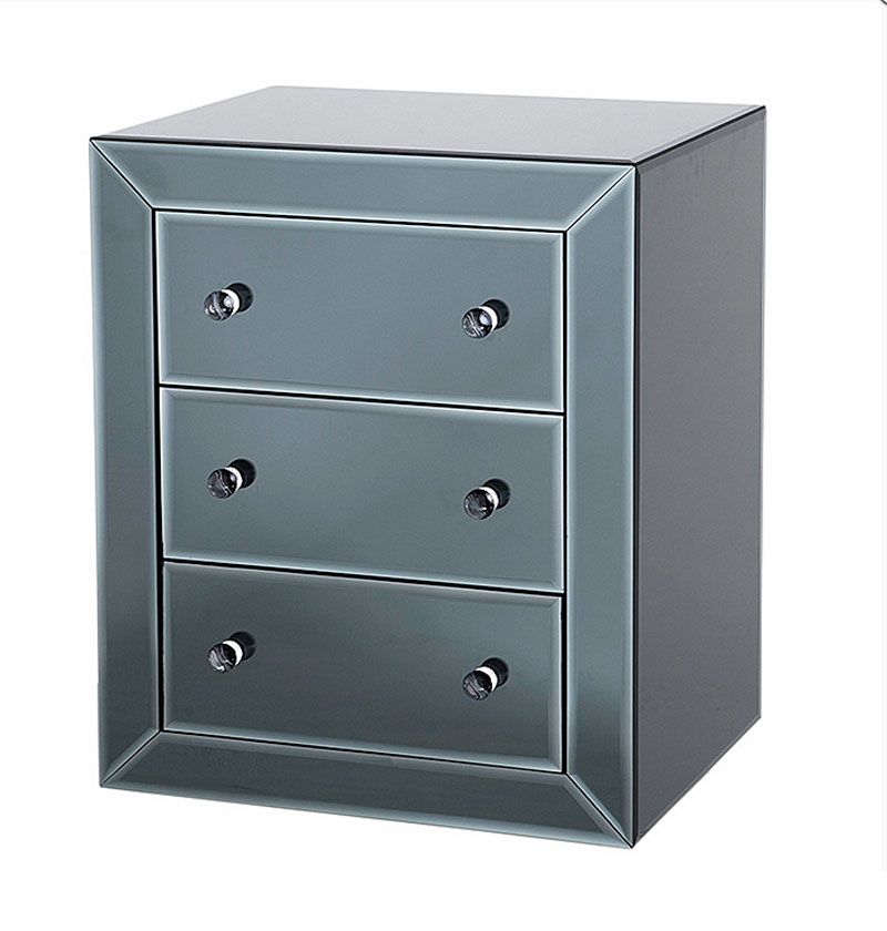 Yöpöytä Brera 57 x 68 cm, peililasi