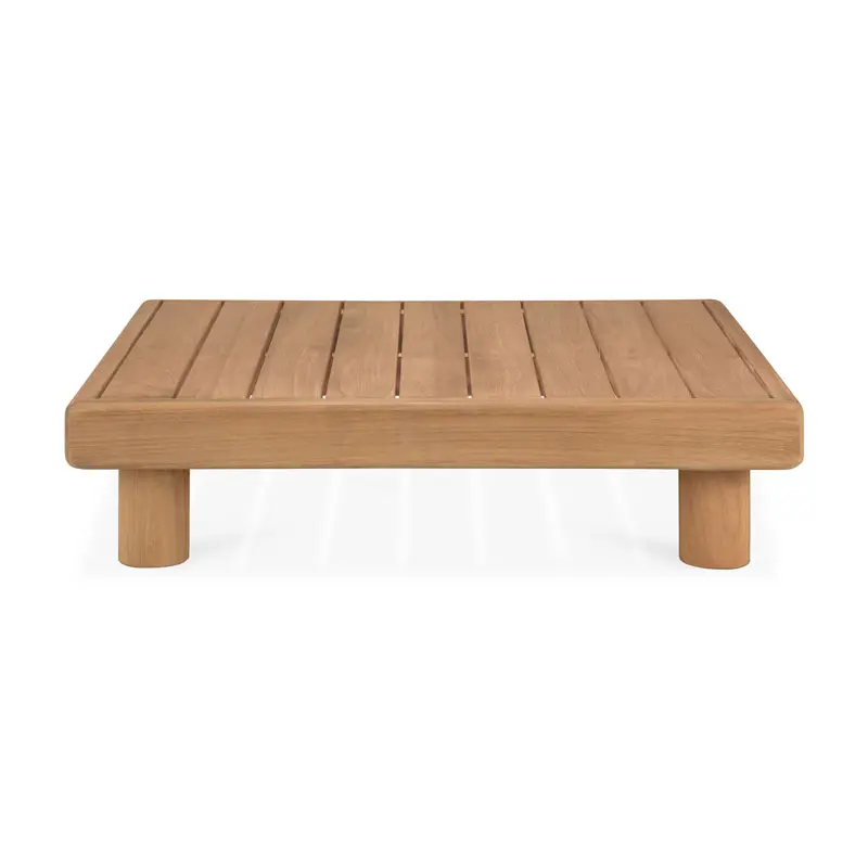 Sohvapöytä Monocle Outdoor 83 x 83 cm, tiikki 