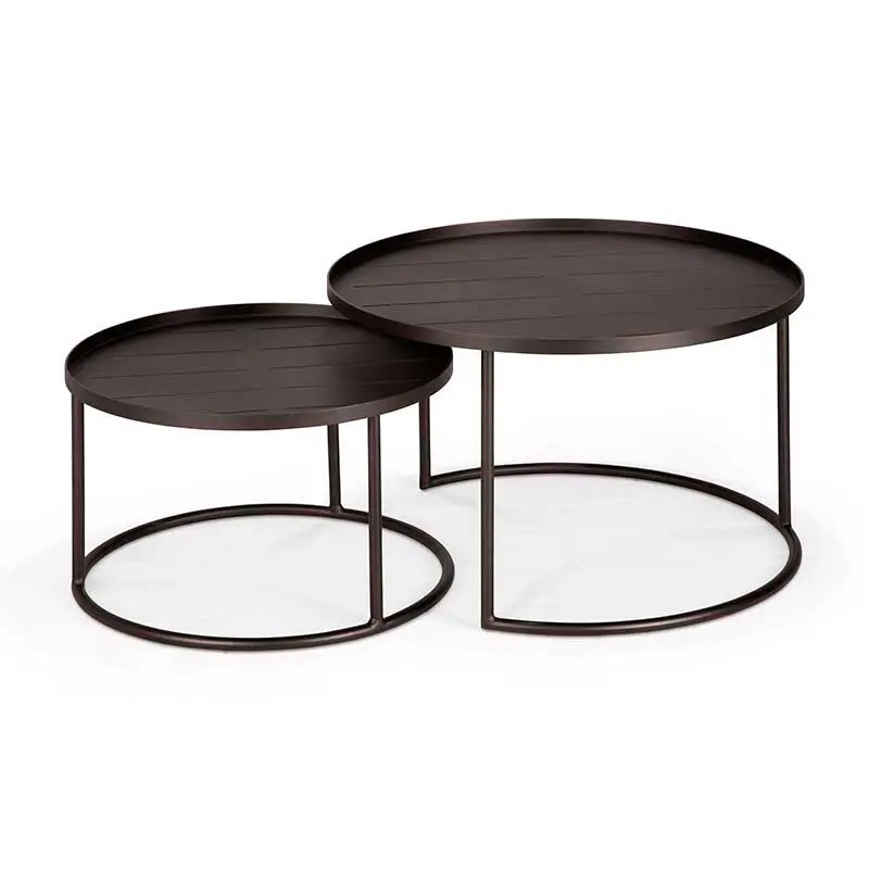 Sohvapöytäsarja Tray Outdoor, Dark Bronze 