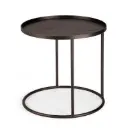 Tarjotinpöytä Tray Outdoor 49 cm, Dark Bronze