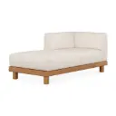 Moduulisohva Monocle Outdoor, divaani, käsinoja oikealla, White