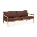 Sohva Jack Outdoor 180 cm, tiikki, pehmusteella, eri värejä