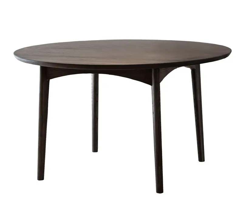 Pyöreä ruokapöytä Klassi 130 cm, saarni C15