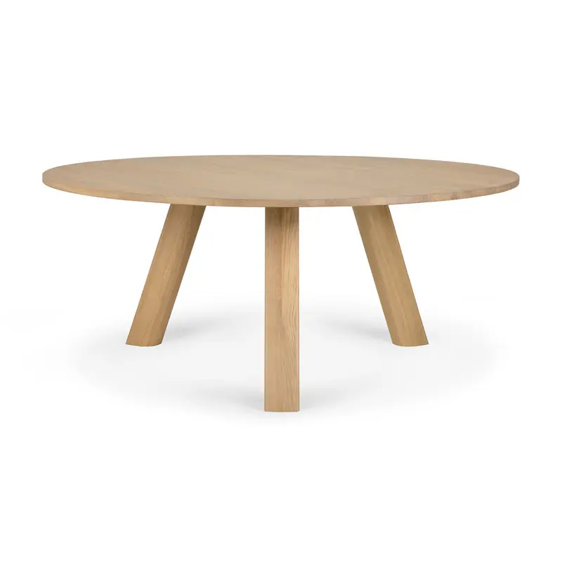 Pyöreä ruokapöytä Unda 180 cm, tammi