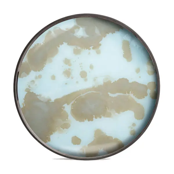 Pyöreä tarjotin Organic 48 cm, Mist Gold