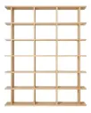 Kirjahylly Kona 3x6, Natural Oak