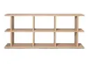 Kirjahylly Kona 3x2, Natural Oak