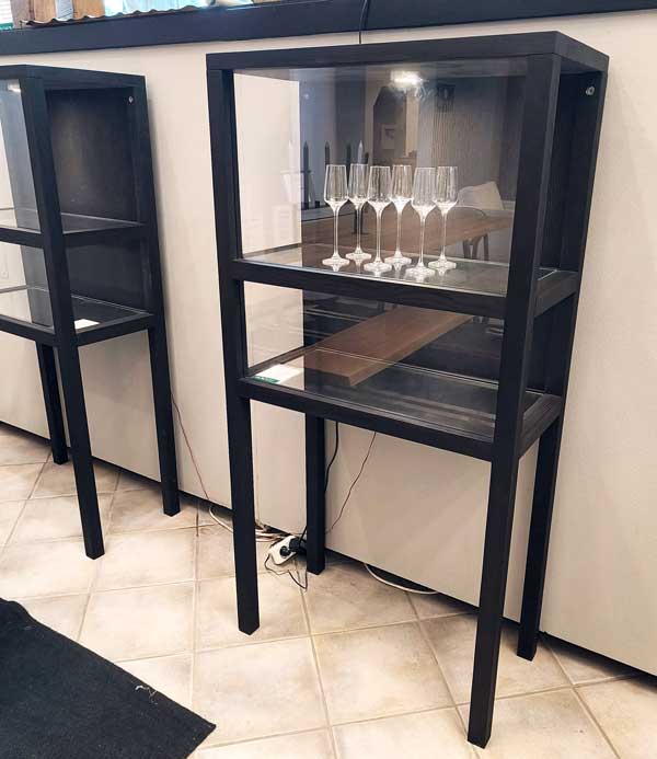 Vitriini Curio 140 x 70 cm, saarni C14