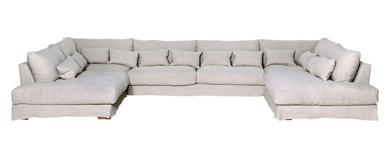 U-Sohva Heaven SET 6, Linen Natur