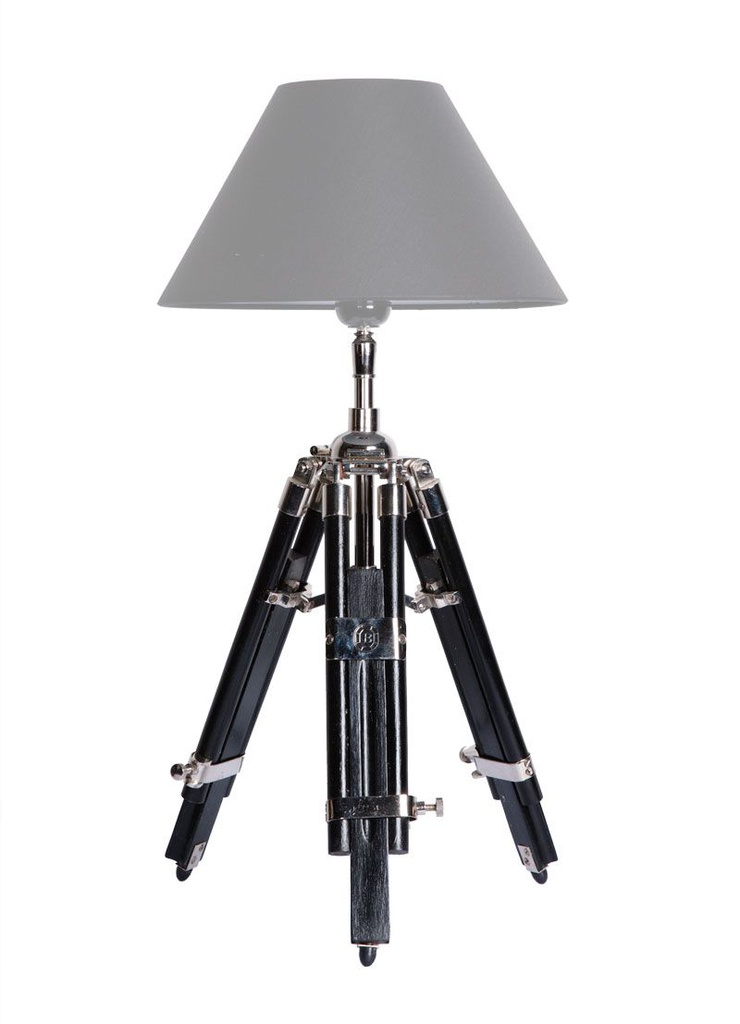 Tripodi pöytävalaisimen jalka, musta