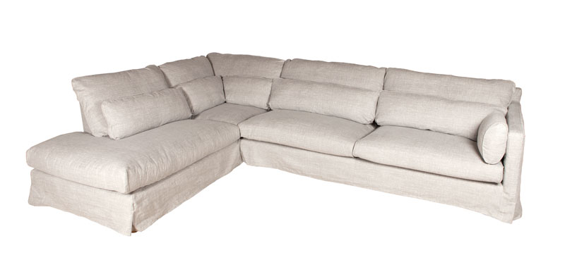 Divaanisohva Lauren Lux SET 2, vasen, Grey Beige