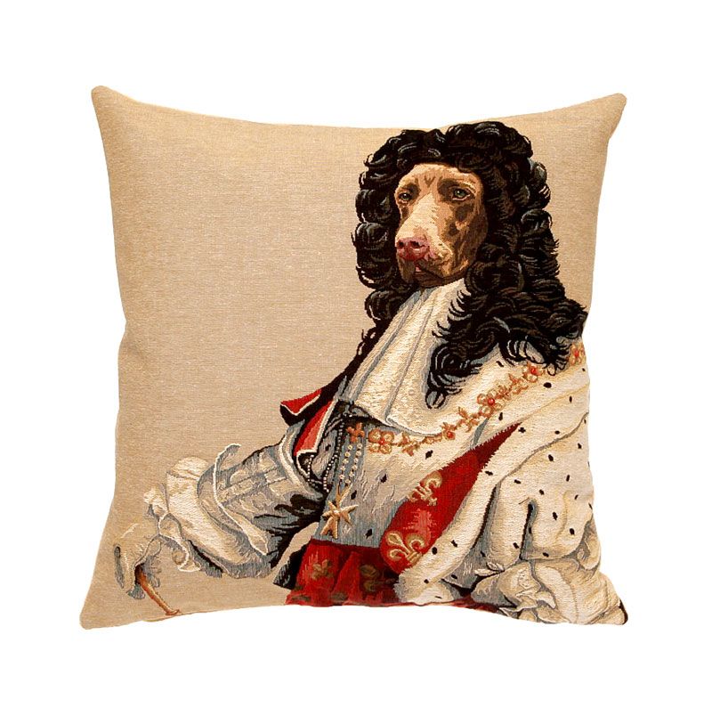 Tyynynpäällinen Chien Louis XIV, 48 x 48 cm