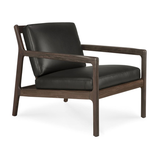 [ETHNI-jack-rose-black-] Nojatuoli Rosewood Jack, nahka