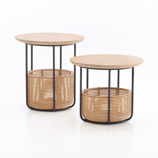 [VINCE-AC003I206-] Sivupöytä Basket 46,5 cm korkea