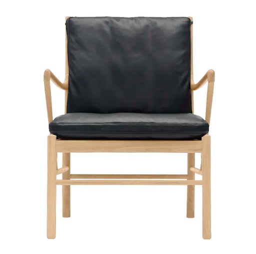 [CHS-OW149-OILEDOAK-B-THOR1] Nojatuoli Colonial OW149, oak oil, black leather