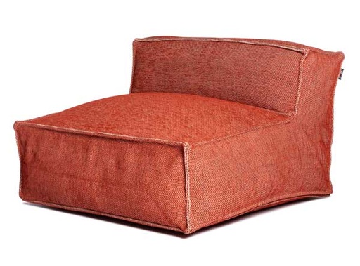 [ROOLF-081-0002-96-TERRACOTTA] Silky Single Seat -moduuli, Terracotta