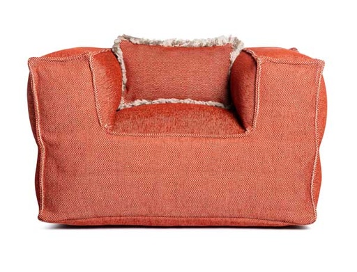 [ROOLF-081-0004-96-TERRACOTTA] Silky Club Seat -lepotuoli, Terracotta