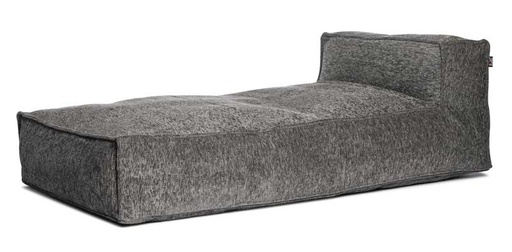[ROOLF-081-0006-96-ANTRACITE] Silky Long Chair -divaani, Anthracite