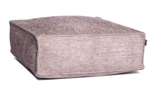 [ROOLF-081-0001-96-LILAC] Silky Square Pouf -rahi, Lilac