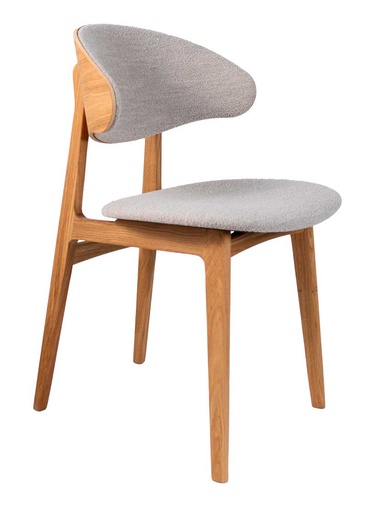 Tuoli RAM Wood Comfort Shell, tammi C4, kangasverhoilu, Natural