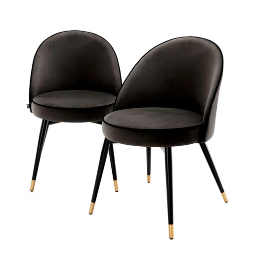 [EICH-113125] Ruokapöydän tuoli Cooper 2 kpl, Roche Dark Grey