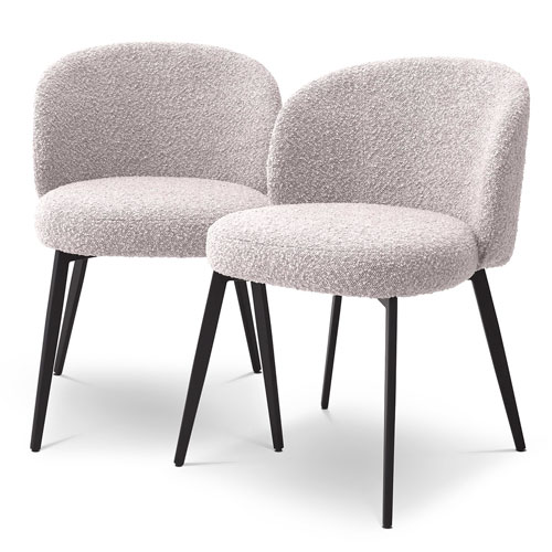 [EICH-115995] Ruokapöydän tuoli Lloyd 2 kpl, Bouclé Grey