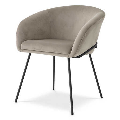 [EICH-116370] Ruokapöydän tuoli Campus, Savona Greige velvet