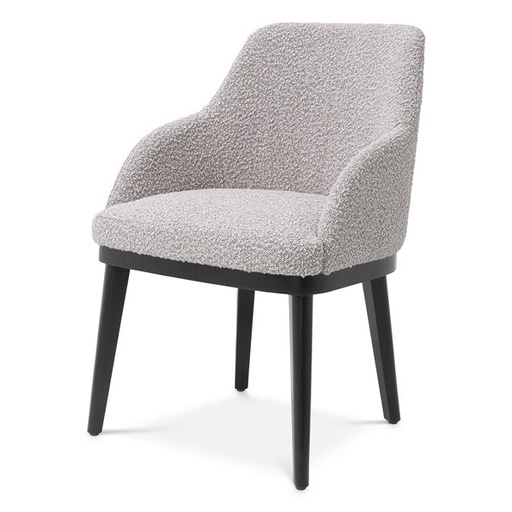 [EICH-116594] Käsinojatuoli Costa, Bouclé grey