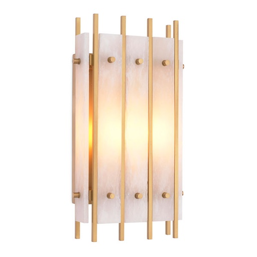 [EICH-116691] Seinävalaisin Sparks S, Antique Brass, alabasteri