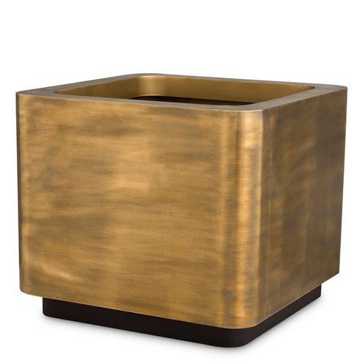 [EICH-116965] Kasviruukku Jasper Square M 70 cm, Vintage Brass