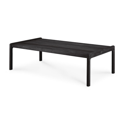 [ETHNI-10245--] Sohvapöytä Jack Outdoor 120 x 65 cm, tiikki, musta