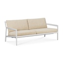 Sohva Jack Outdoor 180 cm, alumiini, pehmusteella, Natural
