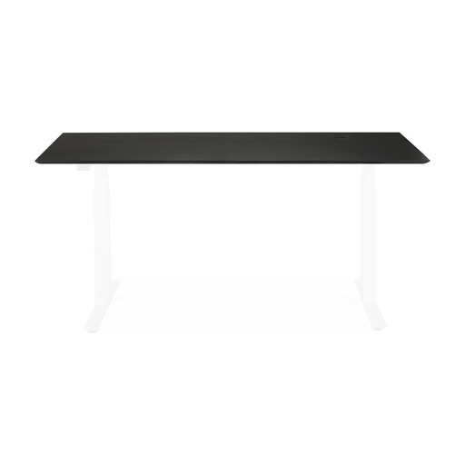 [ETHNI-51571] Bok säädettävän pöydän kansi 160 x 80 cm, musta, johtoaukolla