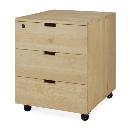 [ETHNI-50624] Laatikosto Billy lukolla 50 x 62 cm, tammi