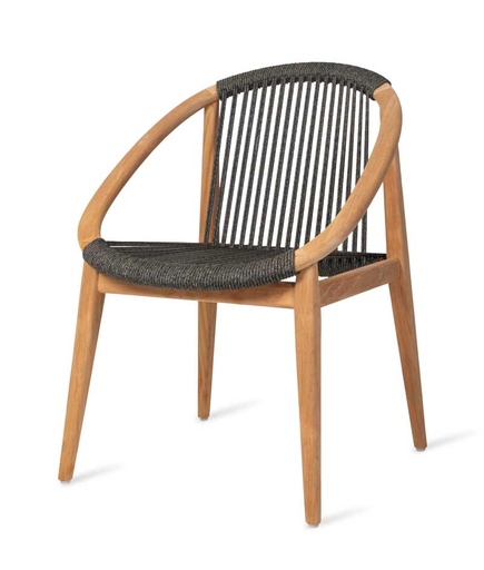 [VINCE-GD250-W002-S026-] Ruokapöydän tuoli Frida, Anthracite