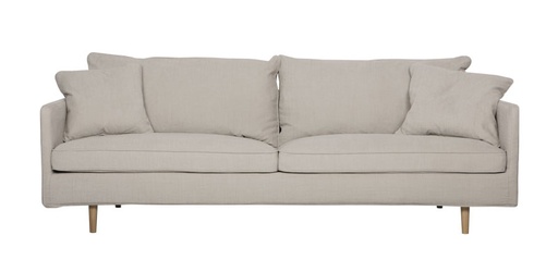 [BOS-E1333-0402-4L-3790-3/I566] Sohva Julia Lux XL 3:n istuttava, isot selkätyynyt, Caleido Light Beige