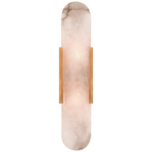 [VCC-KW 2013AB-ALB-EU] Seinävalaisin Kelly Wearstler Melange Elongated, Brass