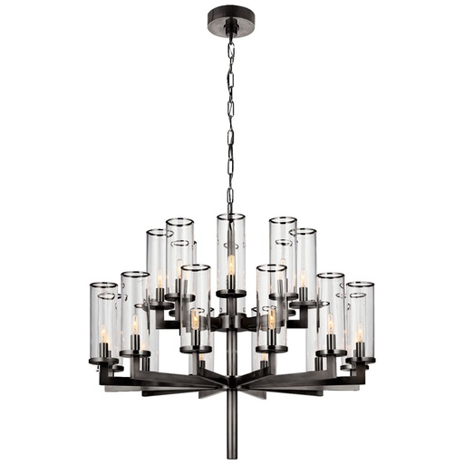 [VCC-KW 5201BZ-CG-EU] Kattokruunu Kelly Wearstler Liaison Double Tier, Bronze