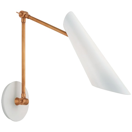 [VCC-ARN 2411HAB-WHT-EU] Seinävalaisin Franca Double Library Wall Light, White