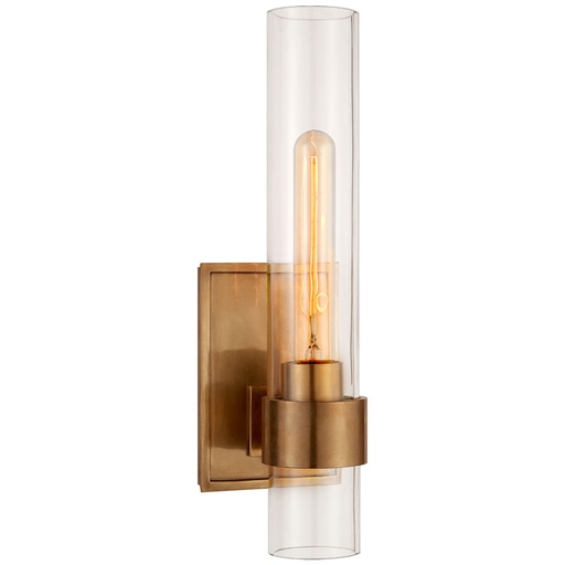 [VCC-S 2165HAB-CG-EU] Seinävalaisin Presidio Petite Sconce, Brass