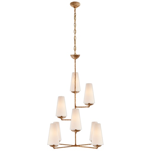 [VCC-ARN 5204GP-L-EU] Kattovalaisin Fontaine Vertical Chandelier, Gild