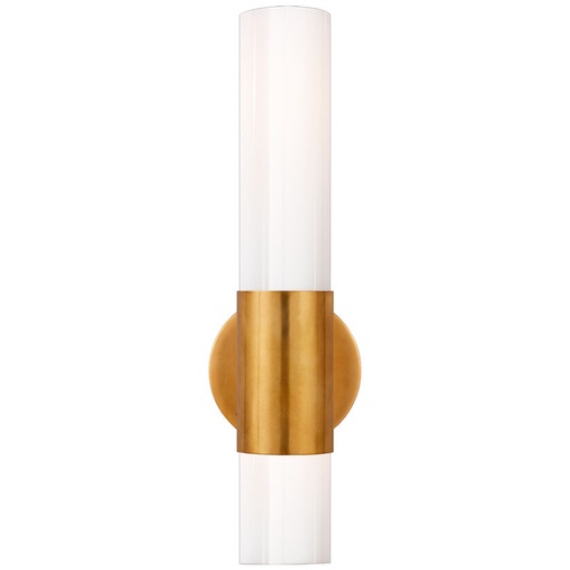 [VCC-ARN 2611HAB-WG-EU] Seinävalaisin Penz Medium Cylindrical Sconce, Brass